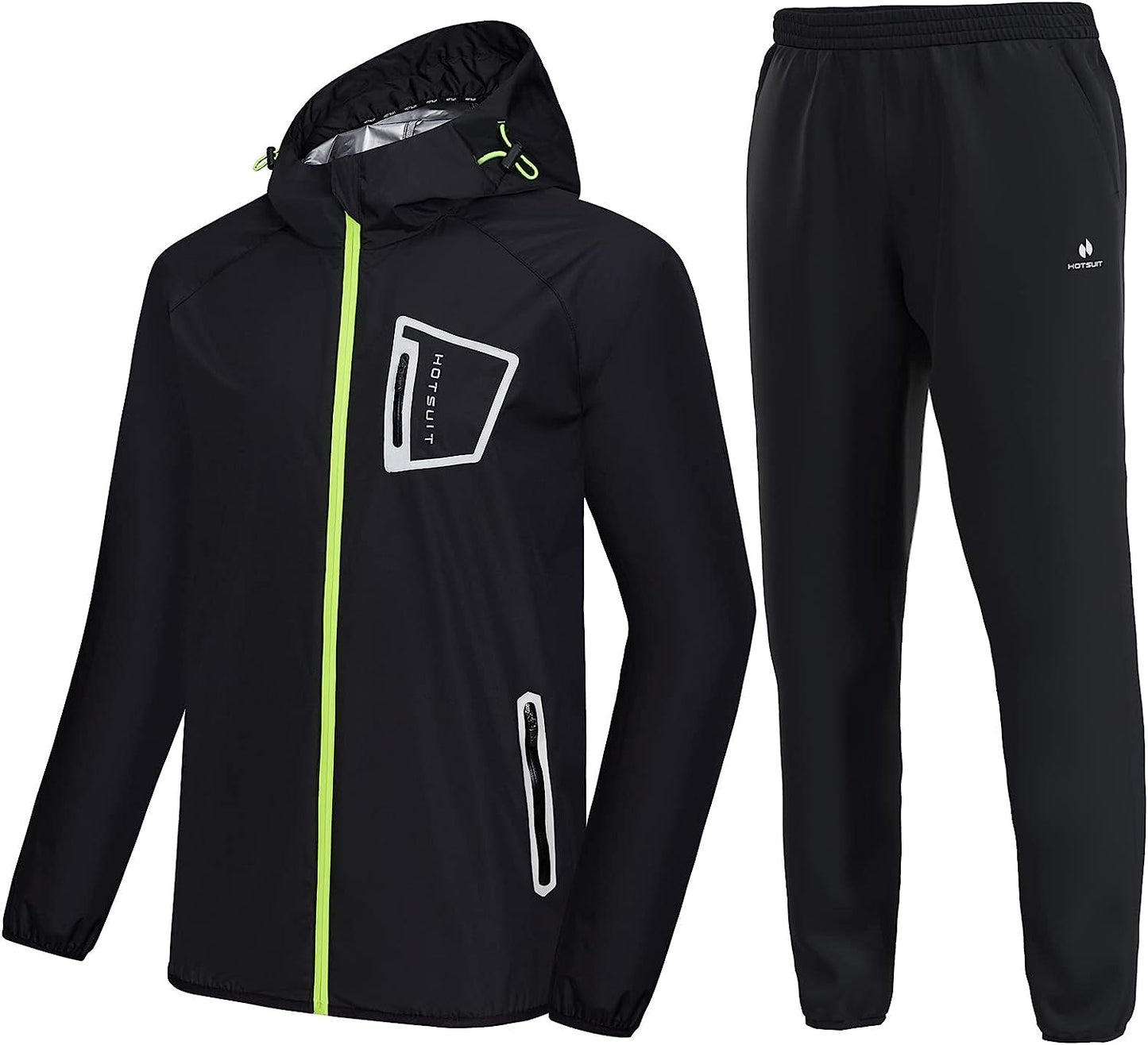 HOTSUIT Sauna Suit Men Non Rip Boxing Sweat Suits Exercise Workout Jacket