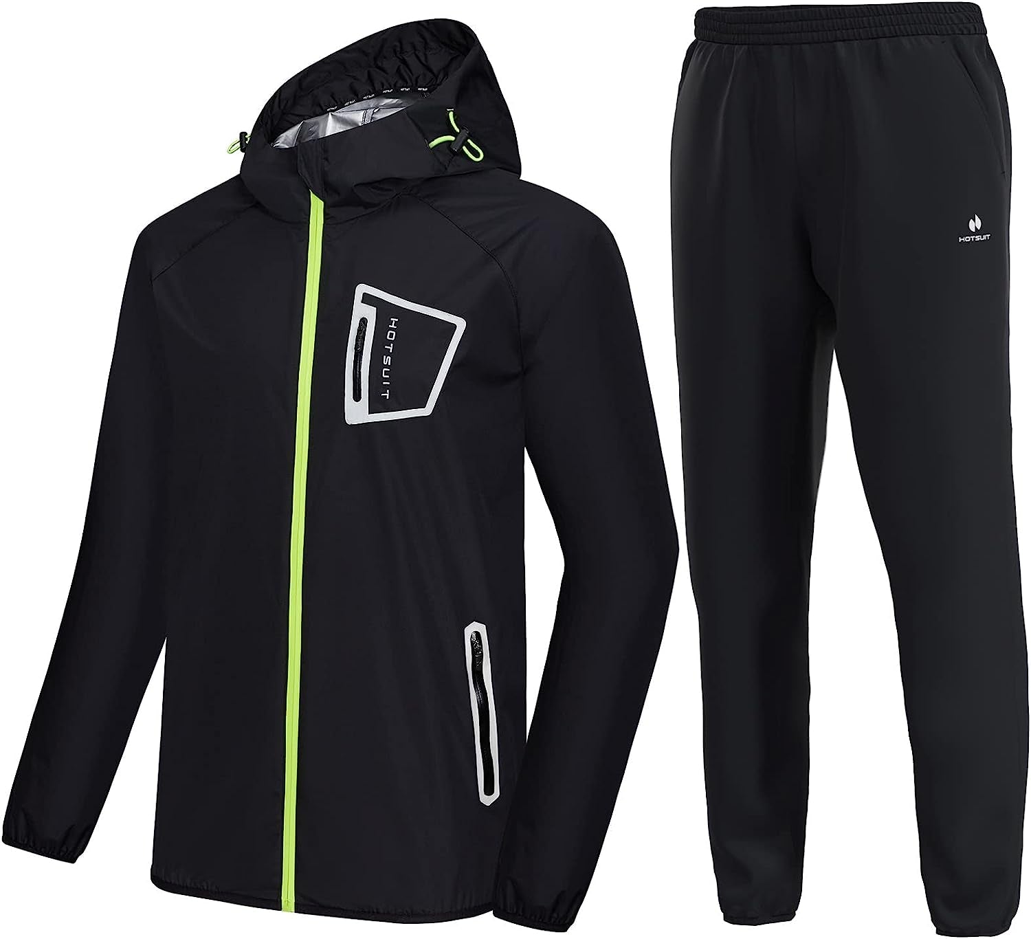 HOTSUIT Sauna Suit Men Non Rip Boxing Sweat Suits Exercise Workout Jacket