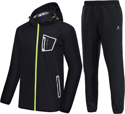 HOTSUIT Sauna Suit Men Non Rip Boxing Sweat Suits Exercise Workout Jacket